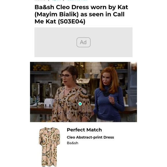 Ba&Sh Cleo Graphic Print Mini Dress Medium Bohemian Brown Maximalism Artsy - Picture 16 of 16